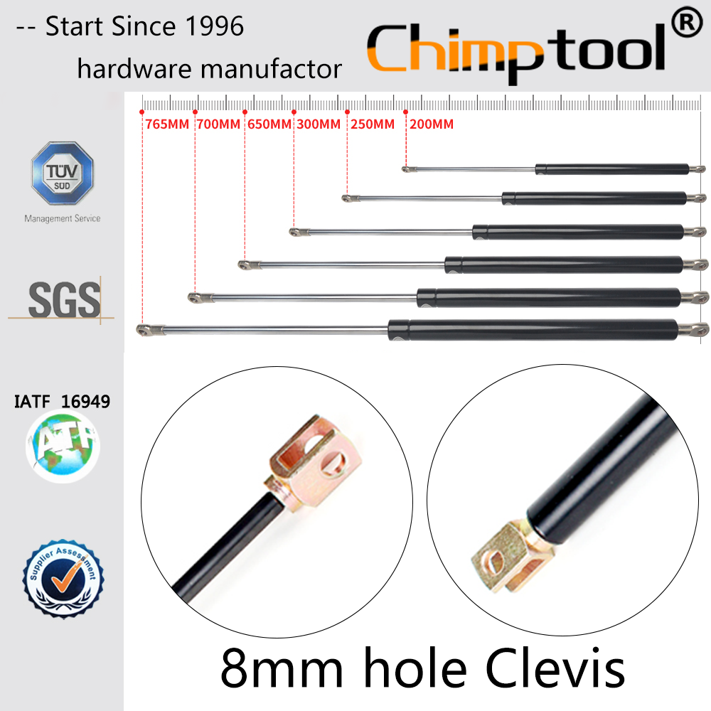 Clevis 200 - 400mm Easy-Lift Gas Spring Shock Absorber