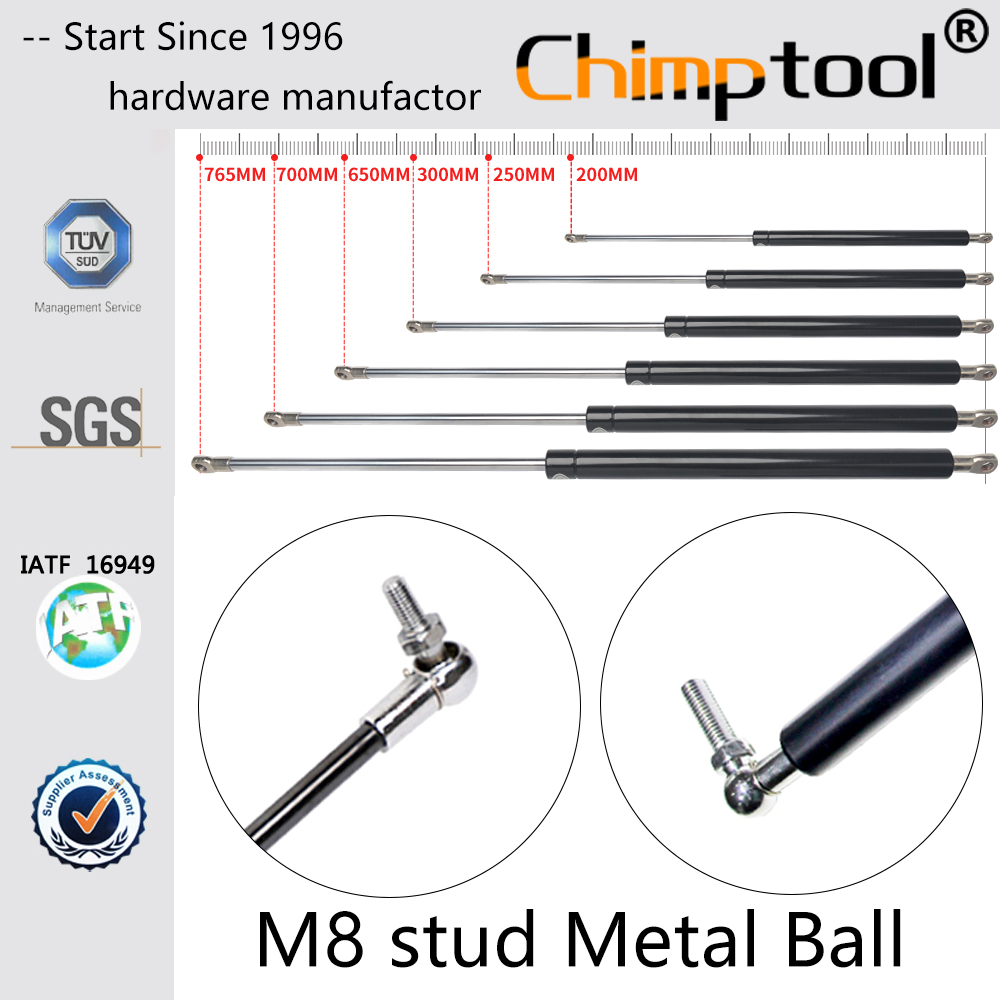 Metal Ball 200 - 400mm Easy-Lift Gas Spring Shock Absorber